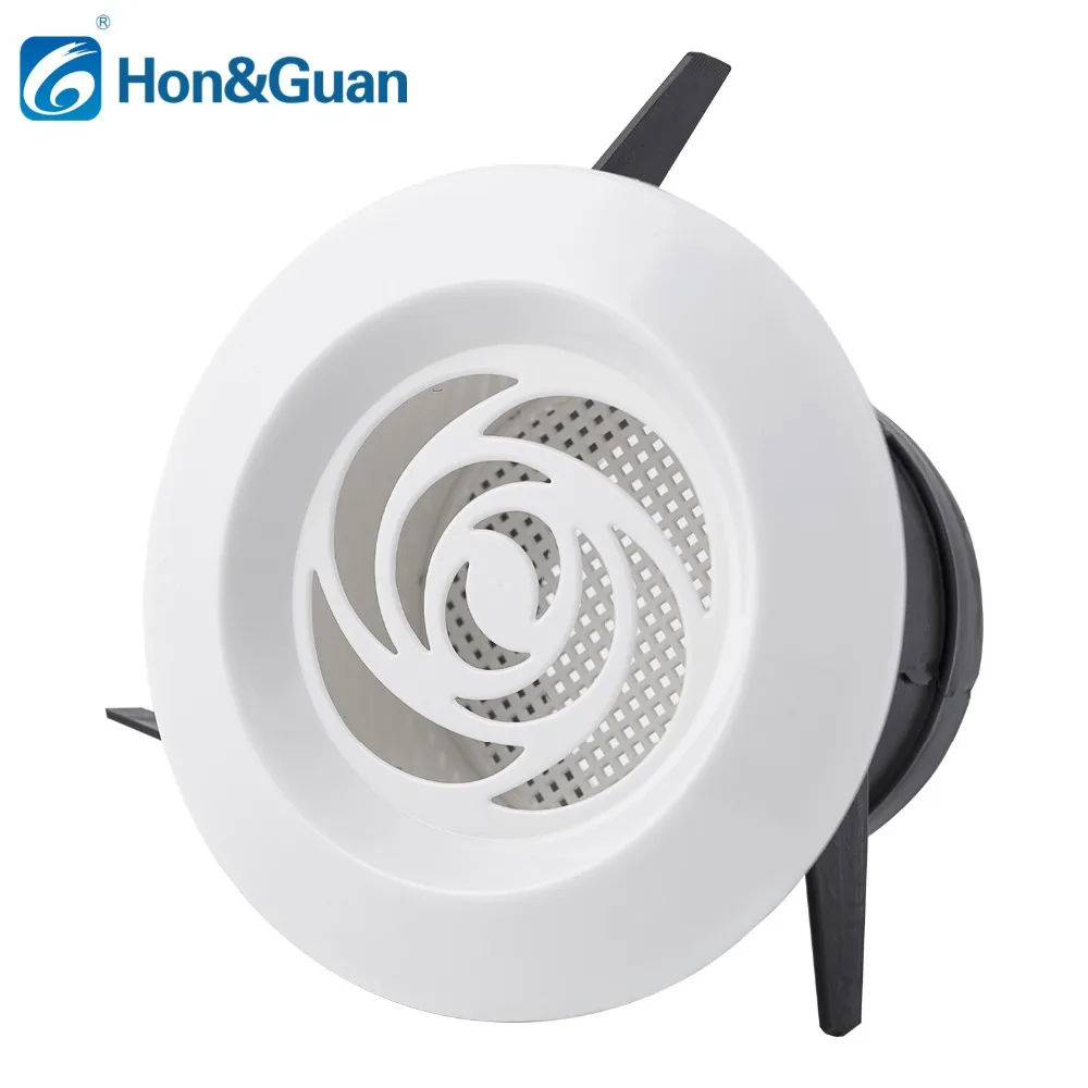 4inch 100mm Home Air Vent Grille with Cover Heating Cooling Vents Fit for Bathroom Office Kitchen Ventilation Removable Cleaning
