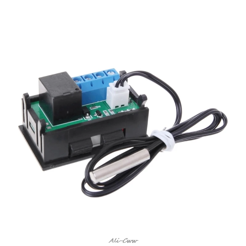 Цифровой термостат W2810 DC12V 20A контроллер температуры Красный дисплей с датчиком
