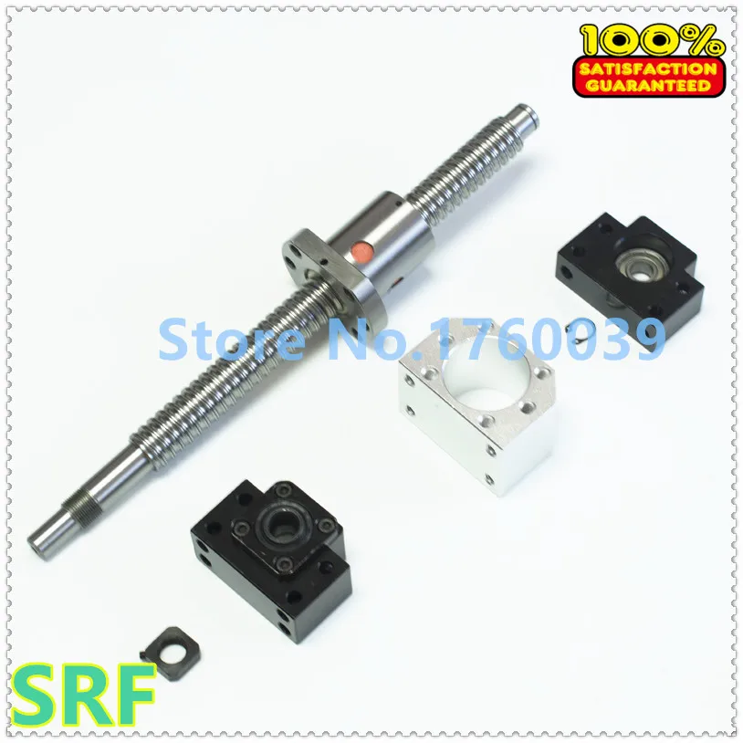 2 комплекта проката ballscrew SFU2010 L = 1400 мм + 1 компл. FU2010 2700 BK/BF15 BK/BF12 Ballnut