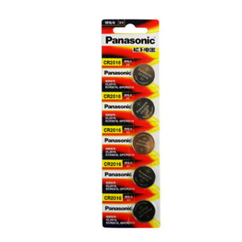

5pcs original brand new battery for PANASONIC cr2016 3v button cell coin batteries for watch computer cr 2016