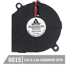 1000pcs 60mm x 15mm 60mm 6cm 6015 DC 12V 0.15A Blower Cooling Cooler Fan Plstic Small Blower Cooler 1000pcs 60mm x 15mm 60mm 6cm 6015 DC 12V 0.15A Blower Cooling Cooler Fan Plstic Small Blower Cooler