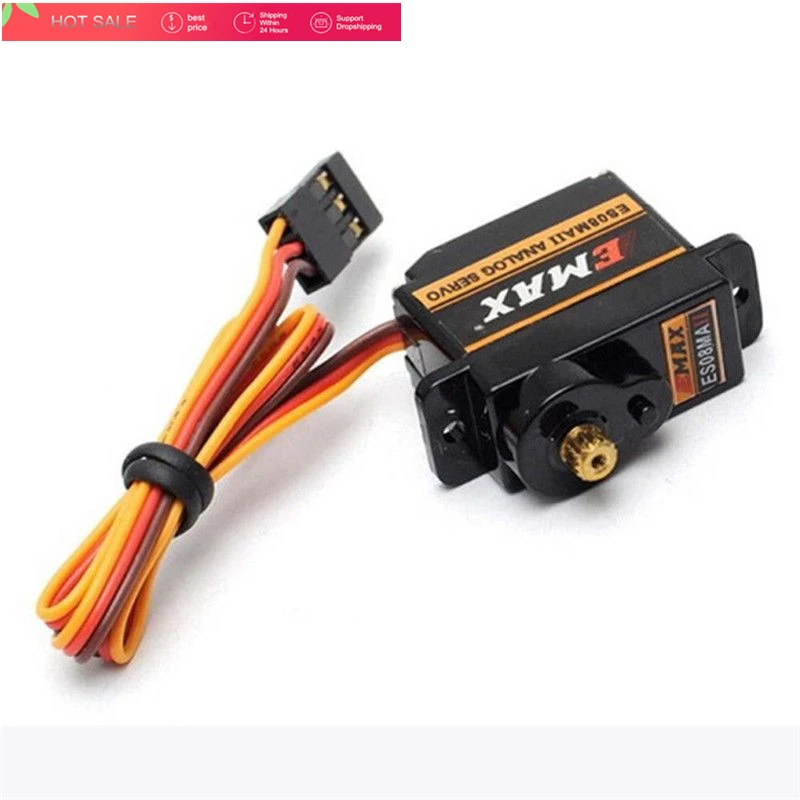 

Mini Size Metal Gear Analog Servo ES08MA II for RC Motor Replacement Part Shockproof and Stable RC Servomotor Metal Gear