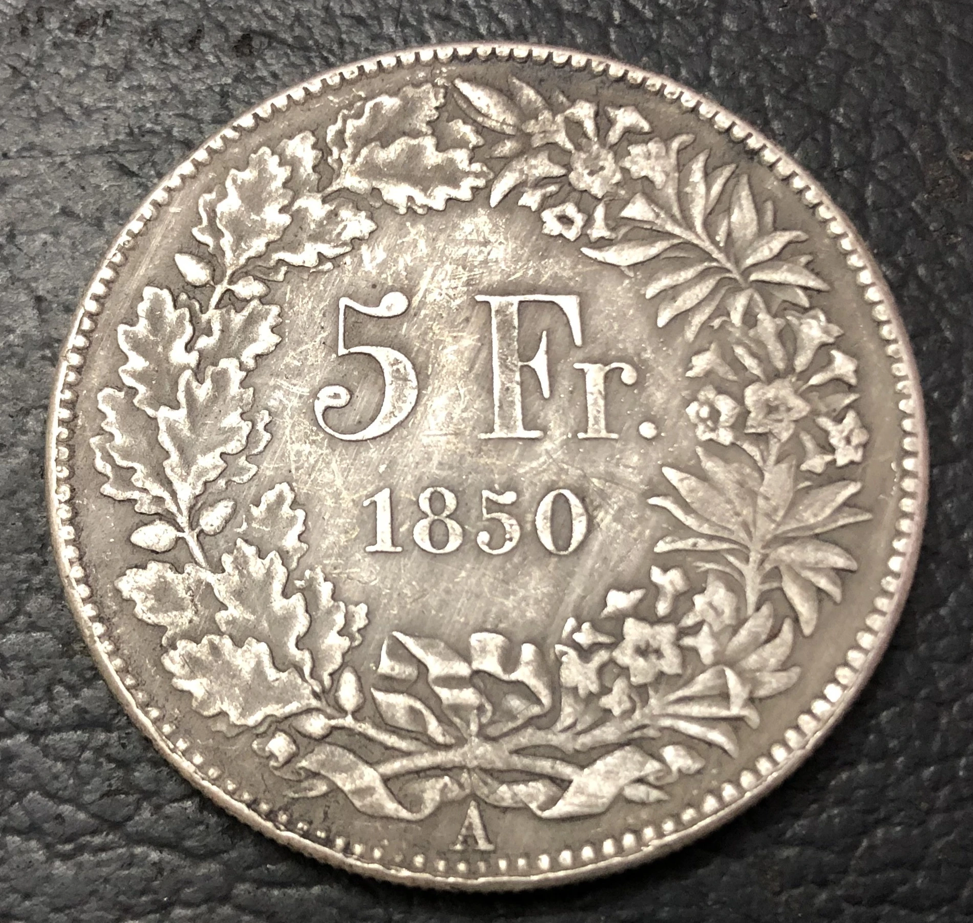 1850 г. Швейцария 5 Франкен Посеребренная копия монеты|silver one ounce coins|silver wedge dress shoessilver
