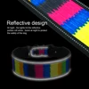 Nylon Dog Collar Reflective Pet Dogs Collars Breathable Padded Striped Pitbull German Shepherd Medium Large Dogs Collar S M L 3