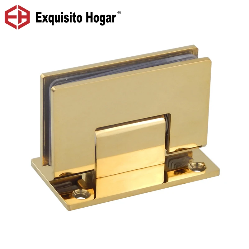 Puerta de vidrio para baños, bisagra de puerta de ducha de vidrio negro de montaje en pared de acero inoxidable 304 dorado (90 grados está abierto) - AliExpress para el hogar