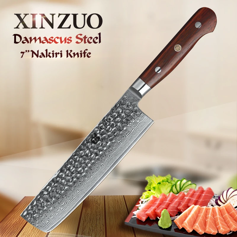 

HIGH QUALITY 5" inch uitility knife Damascus kitchen knives Japanese VG10 Utility/Universal knife Micarta handle FREE SHIPPING