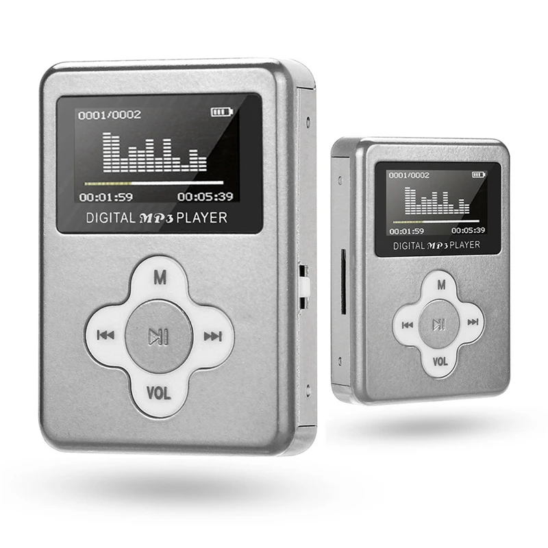 

Portable Mini MP3 Player with LCD Screen Mini Clip MP3 Player Support 32GB Micro SD TF Card Walkman MP3 Jack Nice Sound Gift