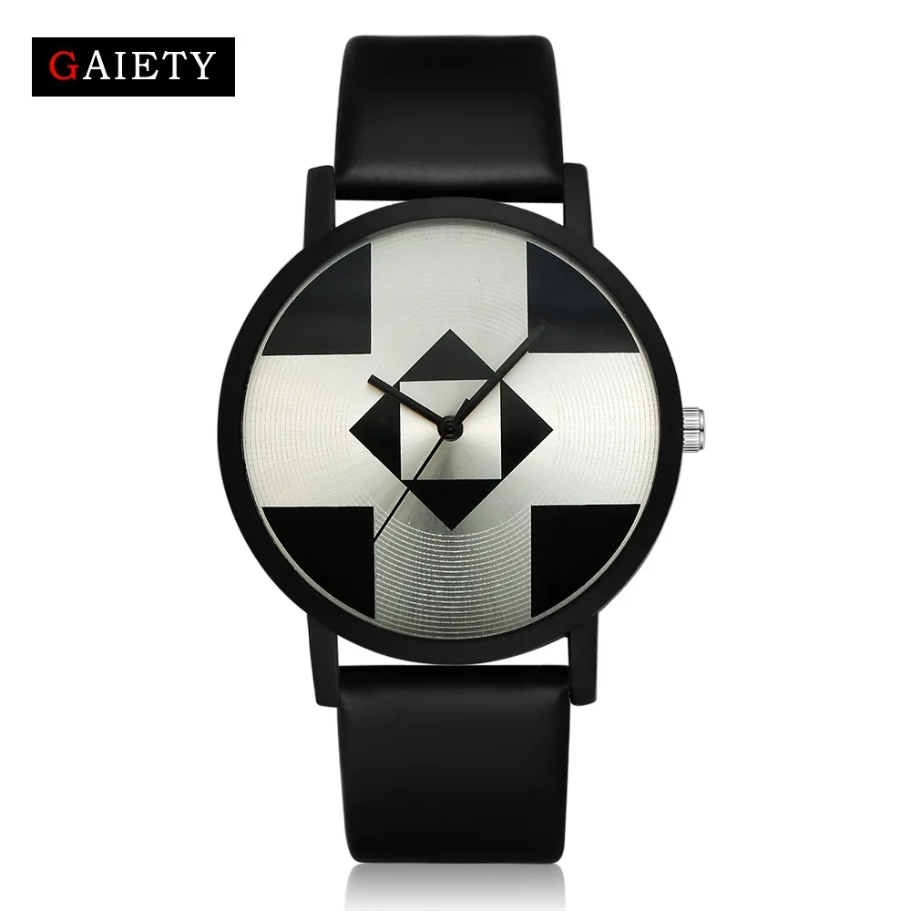 

Watches Men Women Fashion Casual Analog Sport Business Dress Quartz Watch Women Black Leather bracelet Wristwatches Clock Gifts