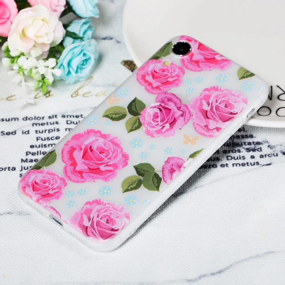 100pcs/lot Free shipping In the warm spring TPU high quality cover case for iphone 6 7 8 X XR XS Max plus skin shell | Мобильные