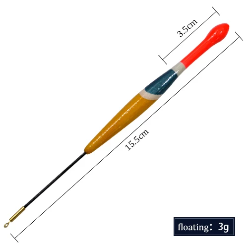 FISH KING 1 шт. рыболовные принадлежности для рыбалки 3 г-6 г Flotadores Dobbers Voor Vissen Flotteur De Peche рыболовные снасти для ловли карпа Pesca - Цвет: A6-26-19904313