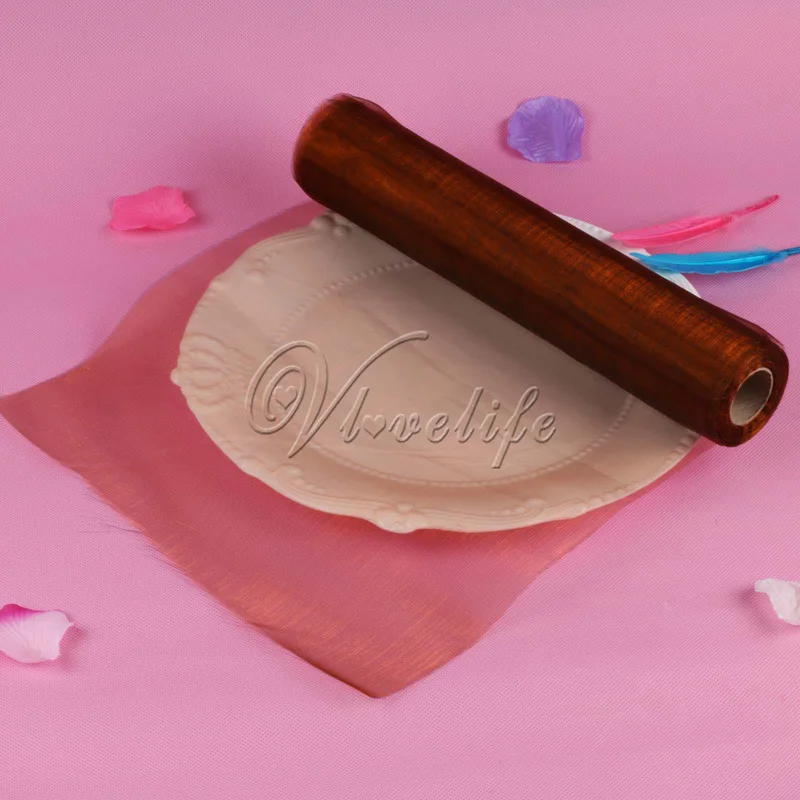  Organza Roll Fabric For Wedding Decoration 25m x 29cm Organza Soft Sheer Swag Organza Chair Sashes 