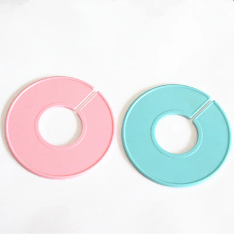 

Blank round plastic sizer marker Rail Size Divider For Apparel Store clothes rack marking divider hangrail size disc