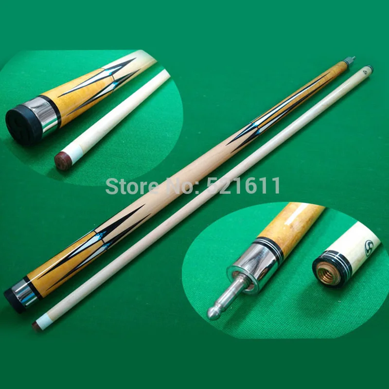 

xmlivet Professional 57 inch High quality Maple Wood 1/2 Jointed Billiards Pool Cue Stick in 12.75mm tips China Hotsales
