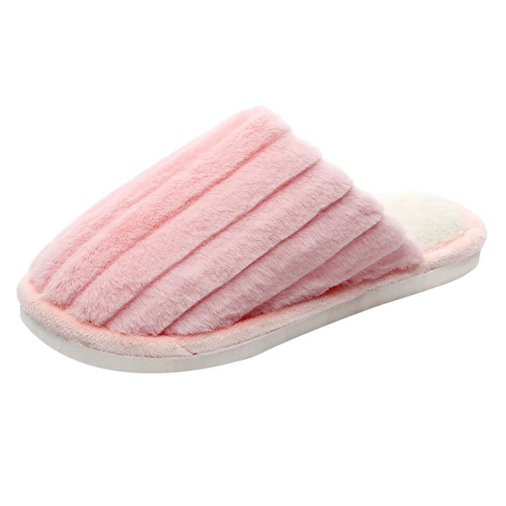 

Harajuku Kawaii Women's Fashion Platform Sandals Ladies couple solid color indoor non-slip warm home cotton slippers Pink Shoes
