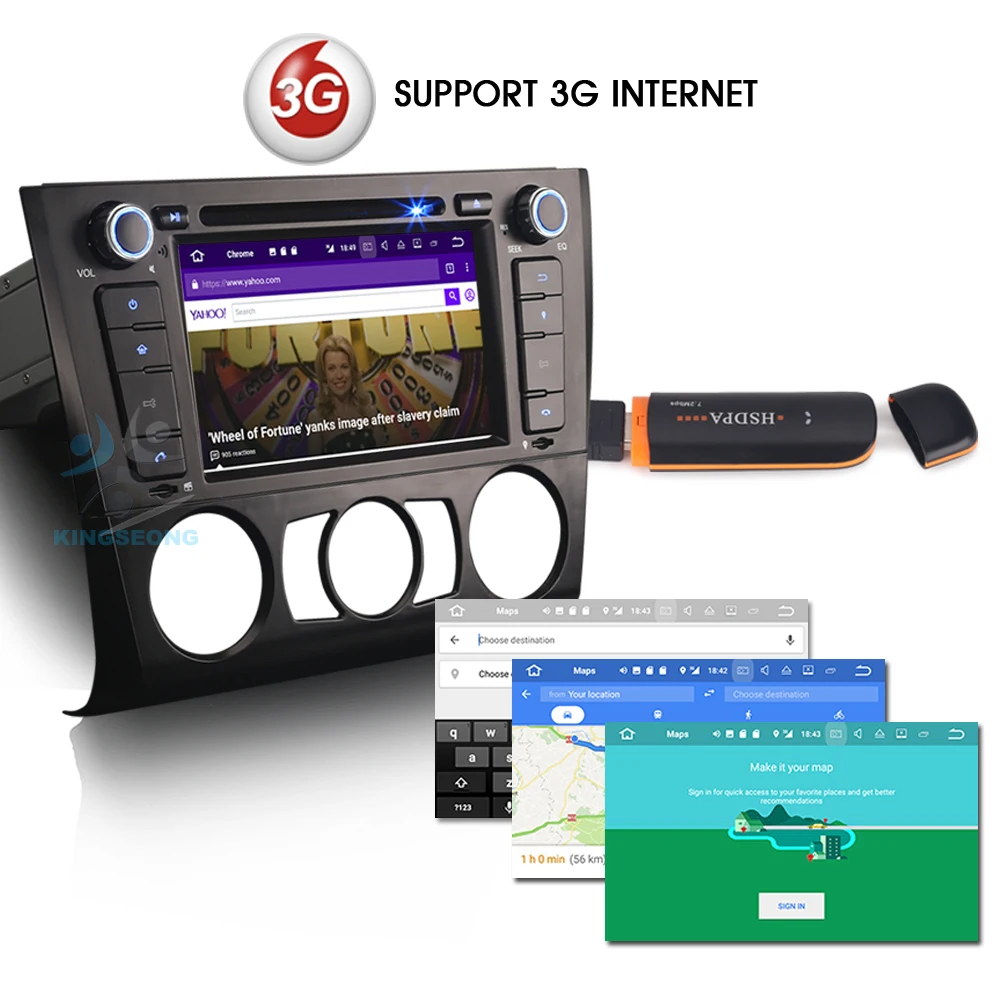 Cheap Autoradio Android 7.1 DAB+ GPS WiFi Bluetooth Car CD DVD Navi for BMW 1 Serie E81 E82 E87 E88 Door Hatchback Coupe Convertible 5