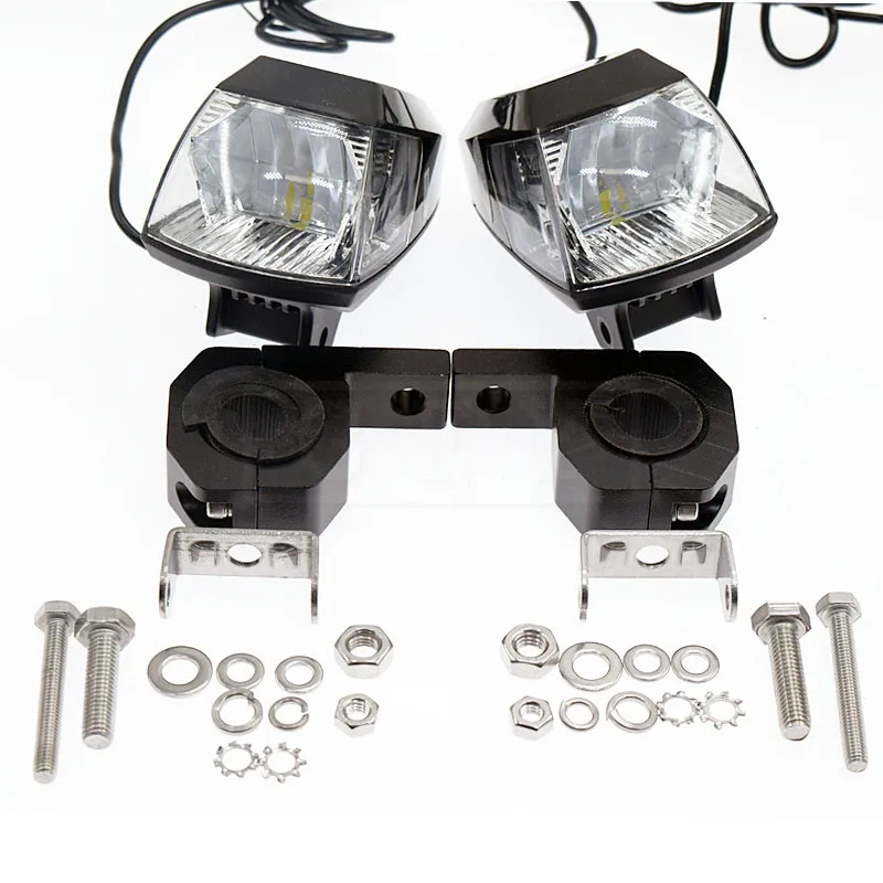 20 Вт 2000лм CE мотоциклетный водонепроницаемый противотуманный фонарь в сборе ATV автомобильный мото DC 9-85 в светодиодный головной светильник Точечный светильник с 5 В/2A USB зарядным устройством