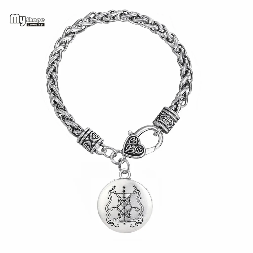 Моя форма Papa Damballah Voodoo Veve амулет Hoodoo браслеты для женщин винтажный талисман