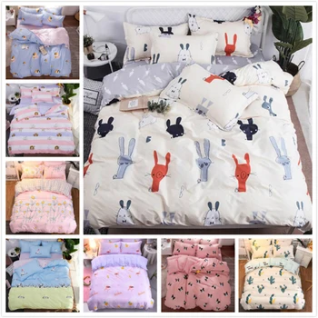 

Creative Animal Pattern 3/4 pcs Bedding Set Kid Child Boy Single Full Queen King Double Size Bed Linen Cotton Bedclothes 200x230