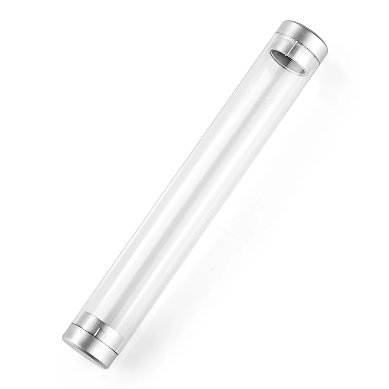 

2019 New Plastic Cylinder Transparent Acrylic Pen Box Gift Boxs Learning Stationery School Office Gifts Free Shipping