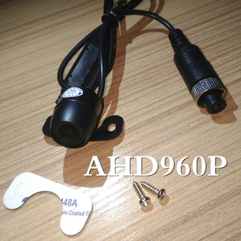 

Mini car monitoring camera AHD 960P one million and three hundred thousand pixels small waterproof probe factory direct sale.