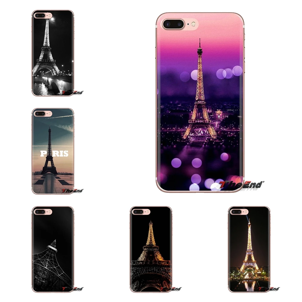 Eiffel Tower Night Bokeh Lights For Huawei G7 G8 P7 P8 P9 P10 P20 P30 Lite Mini Pro P Smart Plus 2017 2018 2019 Soft Case Covers |