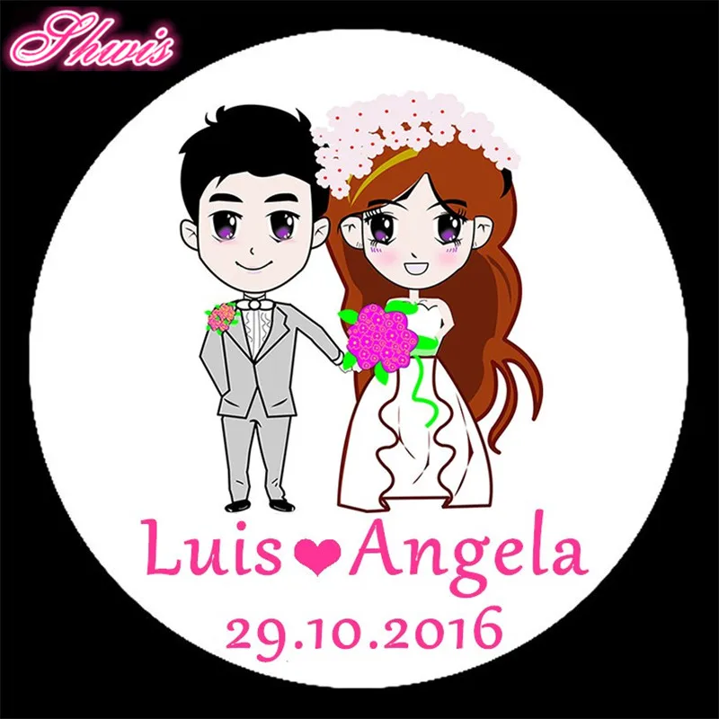 100pcs Personalized Wedding Stickers Wedding Decoration Favor Stickers Bodas custom wedding
