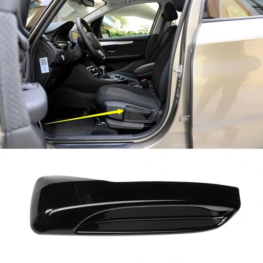

car Interior Mouldings 2 Pcs ABS Seat Adjustment Button Cover Trim for BMW Serie 2 F45 F46 218i 2015-2017 car accessories