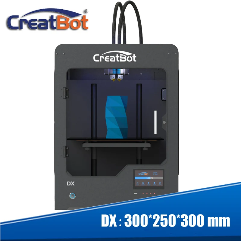 buy 2015 Creatbot High Precision NEW FFF 3D Printer 300*250*300 mm full metal frame support multi material DX02