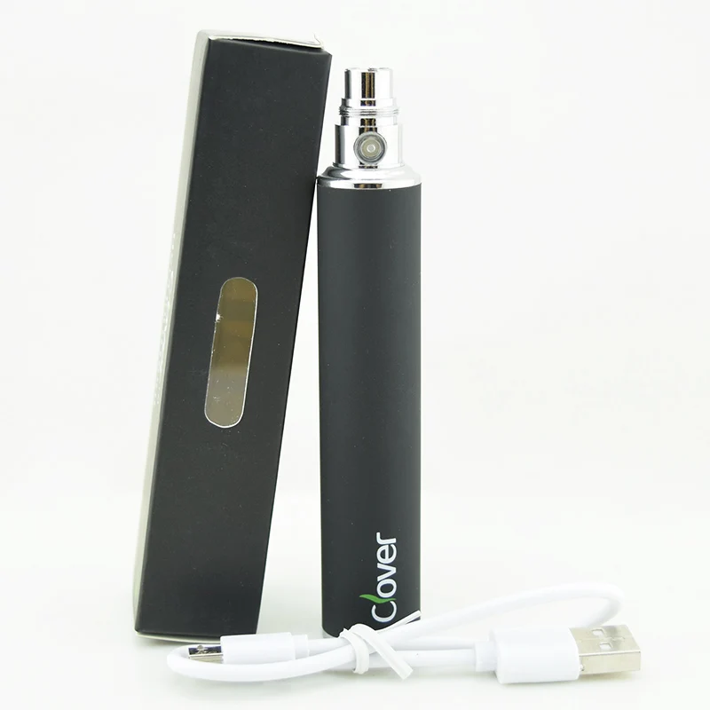 Billige Elektronische zigarette batterie Clover 2600mAh Usb passthrough E Zigarette Batterie Klee Wurzel 510 gewinde VS ego t batterie