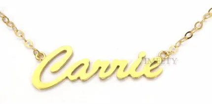 cursive nameplate necklaces