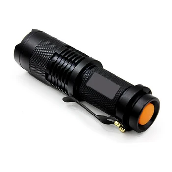 

Mini LED Flashlight Q5 LED Flashlight Torch AA/Adjustable Zoom Focus Torch Lamp Penlight Waterproof For Outdoor Hot