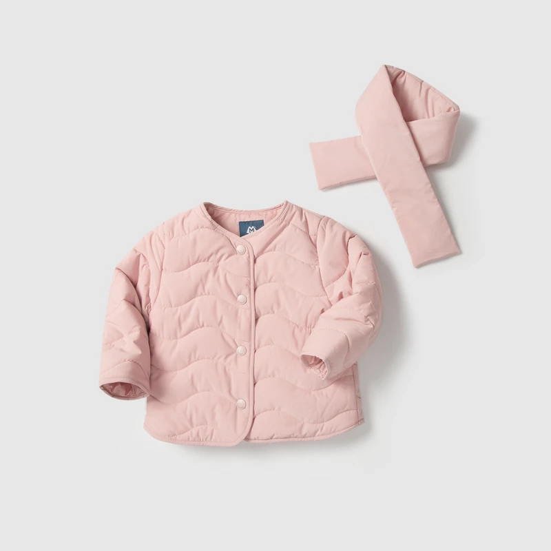 Детская зимняя верхняя одежда; флисовые куртки для мальчиков; теплая верхняя одежда с капюшоном; ветровка для маленьких детей; тонкие пальто - Цвет: pink