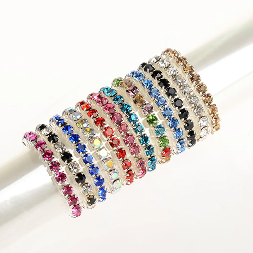 

Wholesale 12Pcs/Set Celebrity Fashion Crystal Elasric Toe Ring Foot Jewelry For Girls Women Body Decorations