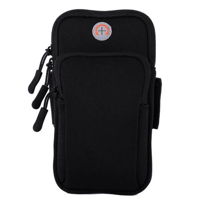 Нарукавная повязка, держатель для телефона с наушниками, влагозащищенная сумка на руку для смартфона от 4 до 6 дюймов, для iphone 6, 7, 8, для huawei p20 lite