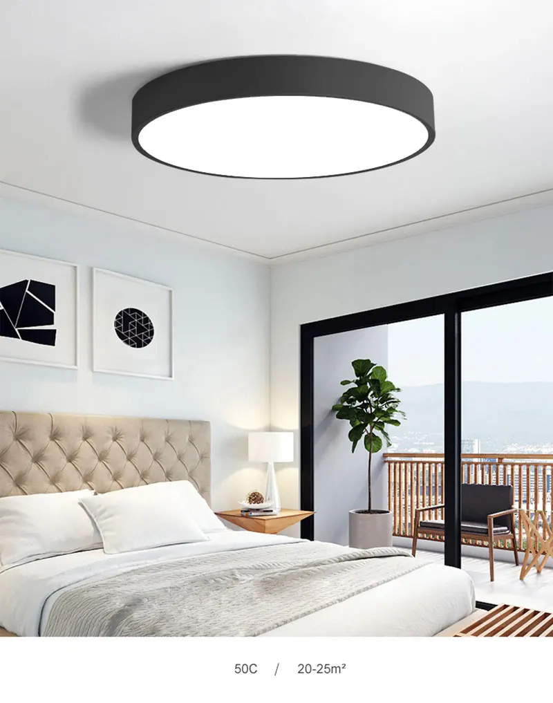 Modern Minimalist Ultra-thin 5CM LED Ceiling Lamp Multicolor Art LED Ceiling Light for Living Room Children's Room Coffee Shop (15)