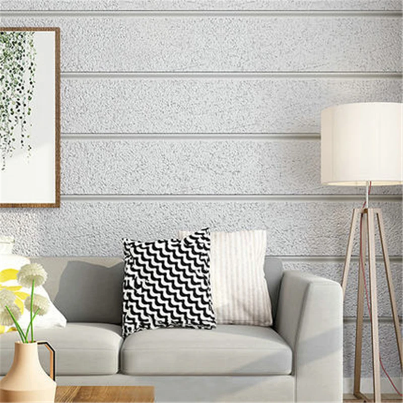 beibehang Modern minimalist 3D relief embossed velvet wallpaper