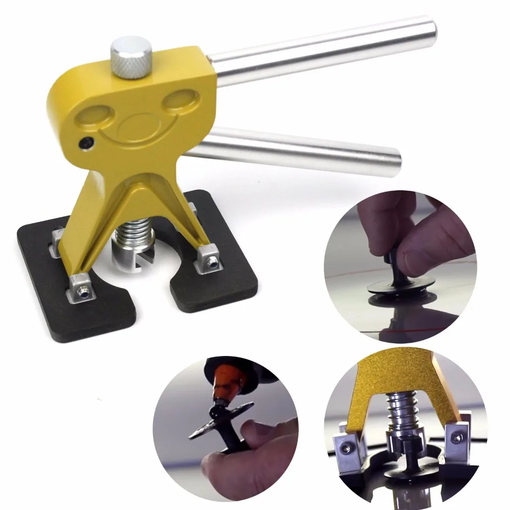 

Car Body Dent Lifter Puller Tabs Paintless Dent Repair Hail Removal PDR Tool Kit ferramenta pdr dent lifter