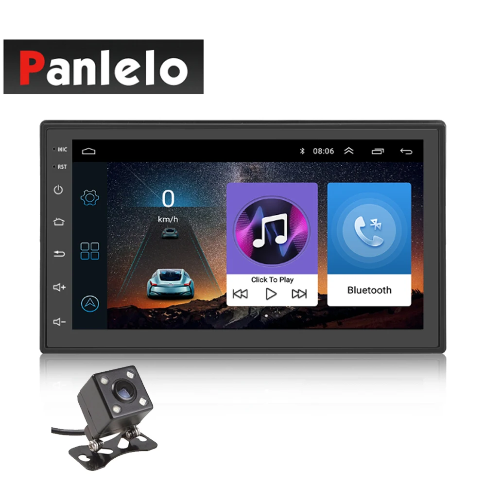 

Panlelo S3 Android 8.1 2Din Car GPS Navigation Head Unit Car Stereo Mirror Link Auto Radio Quad Core 1GB RAM 16GB ROM 7inch USB