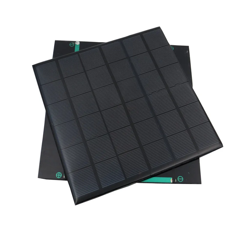 2 шт. x Солнечный модуль 9 в 4,2 Вт Портативный модуль DIY малая солнечная панель для зарядное устройство для сотовых телефонов домашняя световая игрушка и т. д. Солнечная батарея