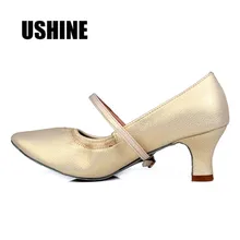 Обувь для латинских танцев на каблуке 5 см из искусственной кожи; женская Обувь для бальных танцев, танго; Zapatos De Baile; WZJ;