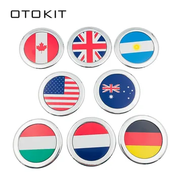 

Car Styling Argentina France Germany Australia Italy Canada USA UK Flag Metal Sticker Emblem Badge for Volvo XC60 XC90 C70 V60