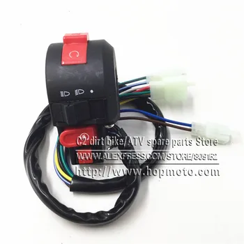 

ATV motorcycle 4 function 110-250CC Kill Switch Electric Start The distance light and Horn Spare Parts