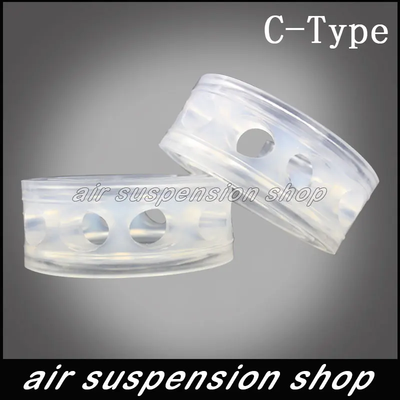 

2Pcs Car 55mm C-Type Universal Auto Shock Spring Buffer Absorbers Strut Dampers Urethane Rubber Bumper Power Cushion