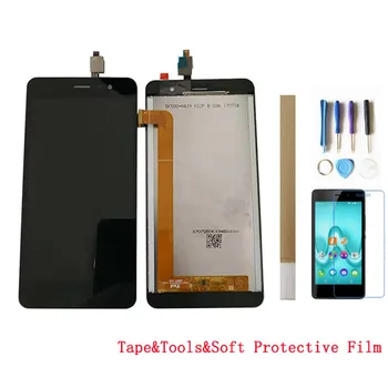 

5.0" For Wiko Tommy 2 LCD Display With Touch Sensor Glass Digitizer Assembly Black White Color With Kits