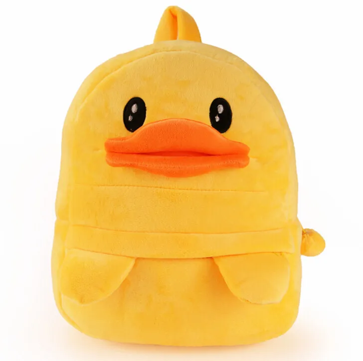 30*24 см маленькая Желтая утка плюшевые рюкзаки мультфильм игрушки рюкзак унисекс характер школьная сумка для детей подарок