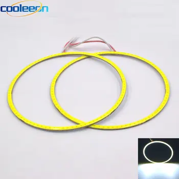

DC12V 60mm 70mm 80mm 90mm 100mm 110mm 120mm Round COB LED Light Angel Eye Car Head Decoration Daytime Running Lamp Auto DRL Bulb