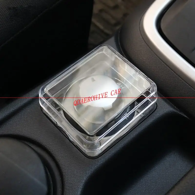 QDAEROHIVE полноприводная коробка для защиты 4WD switch cover chromium ABS прозрачная коробка для Isuzu mumux 3,0 T D-MAX - Цвет: MUX 3.0T