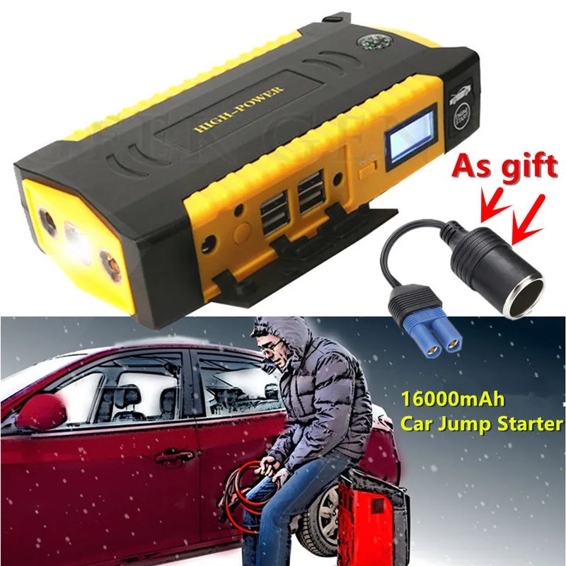 Preise GKFLY Super Power Start Gerät 12V 600A Auto Starthilfe Power Bank Auto Ladegerät Für Auto Batterie Booster Für benzin Diesel LED
