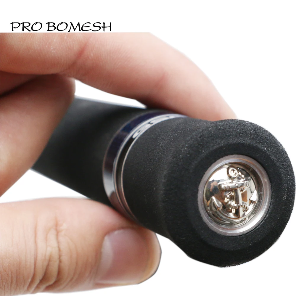 Pro Bomesh 1 комплект, 1,82 м, 1,94 м, полностью Fuji компоненты, 2 секции, Swirl Sanded+ K Carbon 50-80#, лодочная удочка, удочка