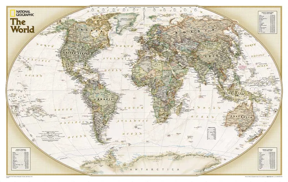 

Top fashion RM-DT-153 vintage wall art oil painting print on canvas "The world map" wall pictures for living room home decor